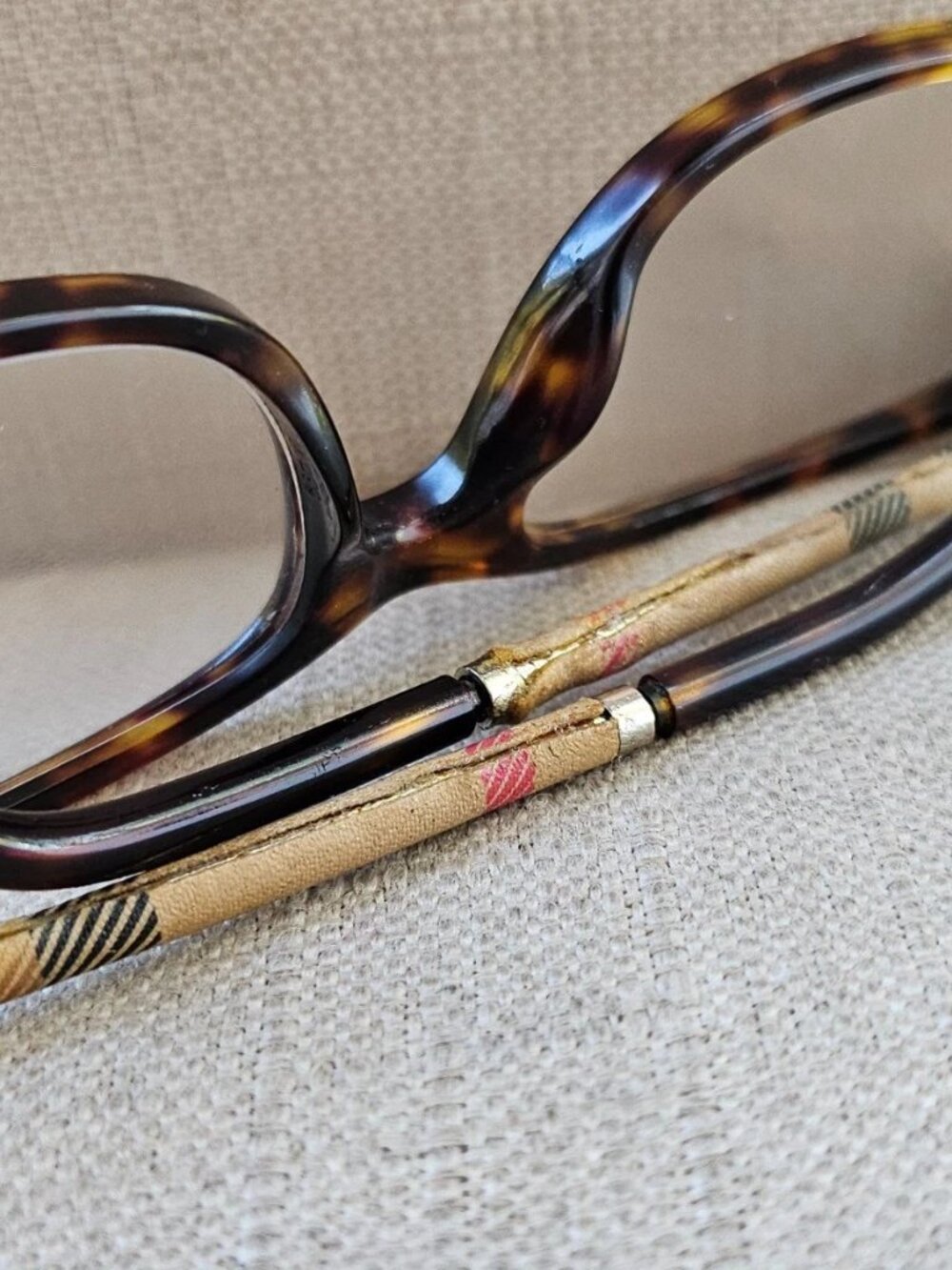 Burberry London Eyeglasses/Glasses Frame Brown Tortoise 53[]16 Made in Italy - Picture 5 of 13